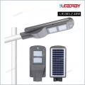 Lampadaire solaire industriel d'extérieur ABS, étanche IP65, 20 W, 40 W, 60 W, éclairage solaire intégré tout-en-un, éclairage routier, blanc SMD 6 000 K