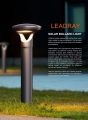 Lampe solaire LED d'extérieur étanche IK10 pour allée, allée, jardin, carré