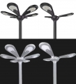 Lampe solaire d'extérieur à LED, imperméable IP65, éclairage de jardin intégré, vente à chaud en usine