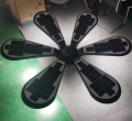 Lampe solaire d'extérieur à LED, imperméable IP65, éclairage de jardin intégré, vente à chaud en usine