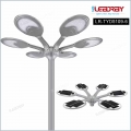 Lampadaire solaire LED tout-en-un, design de haute qualité, structure stable, puissance élevée 120 W, induction automatique