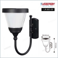 Lampadaire solaire LED 4,5 W pour jardin, extérieur, intégré au mur