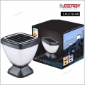 Lampes solaires sans fil, automatiques, du crépuscule à l'aube, blanc chaud, pour extérieur, rue, étanche IP65, haute luminosité, pour allée, couloir