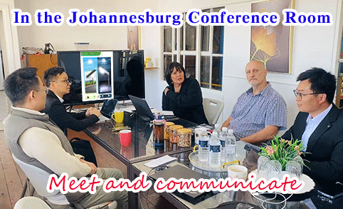Coopérer et échanger des solutions techniques pour les produits d'éclairage public dans le cadre du projet d'éclairage public de Johannesburg